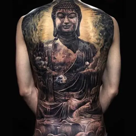 Hình Ảnh Cho Hình Xăm Phật Phổ Hiền Bồ Tát: