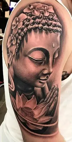 Hình Xăm Hoa Sen Phật Giáo Truyền Thống