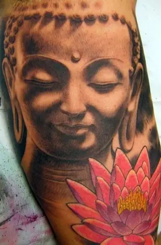 Hình Xăm Hoa Sen Phật Giáo Truyền Thống