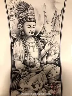 Hình Ảnh Cho Hình Xăm Phật Văn Thù Bồ Tát: