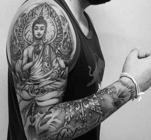 Hình Ảnh Cho Hình Xăm Phật Văn Thù Bồ Tát: