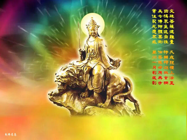 Hình Ảnh Cho Hình Xăm Phật Văn Thù Bồ Tát: