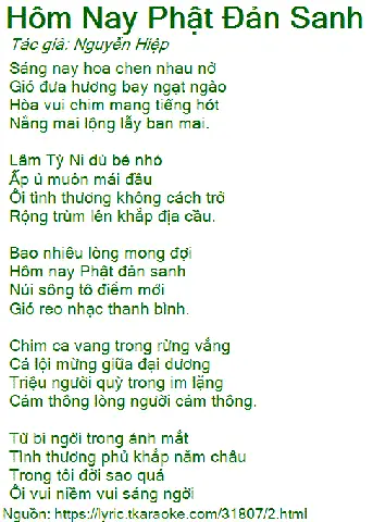 Hôm Nay Mừng Phật Đản Sanh Karaoke: Những Bài Hát Phật Giáo Hay Nhất Bạn Nên Nghe