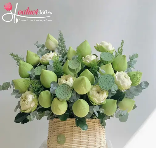 Mẫu Hoa Sen Dâng Phật Trang Nghiêm, Ý Nghĩa Tại Hoa Tươi 360