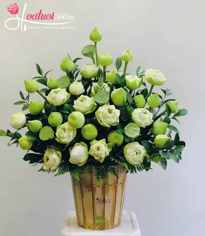 Mẫu Hoa Sen Dâng Phật Trang Nghiêm, Ý Nghĩa Tại Hoa Tươi 360