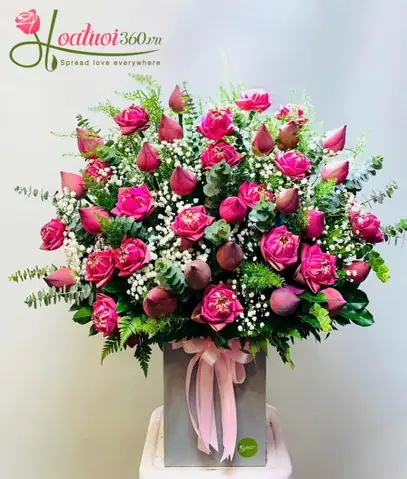 Mẫu Hoa Sen Dâng Phật Trang Nghiêm, Ý Nghĩa Tại Hoa Tươi 360