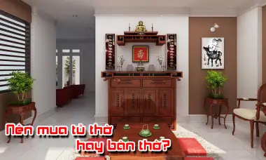 Hướng Đặt Bàn Thờ Phật Trong Nhà Chuẩn Phong Thủy, Thu Hút May Mắn