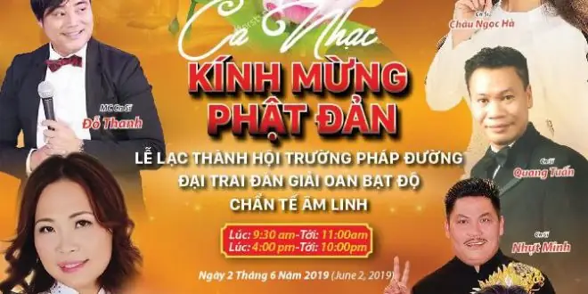 Chương Trình Kính Mừng Phật Đản Sanh – Pl2562 – Tu ...