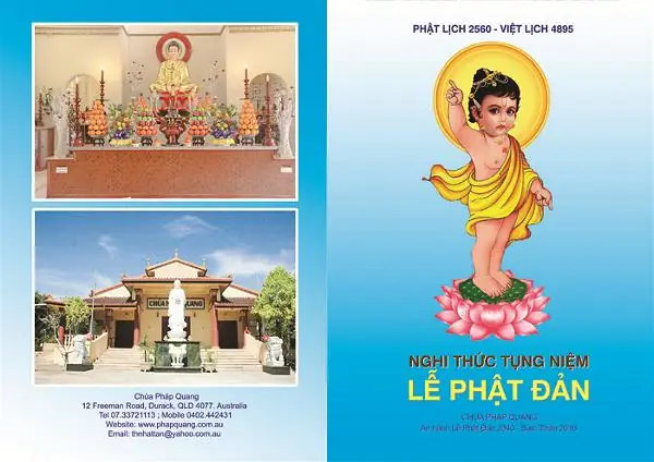 Nghi Thức Tụng Niệm Lễ Phật Đản