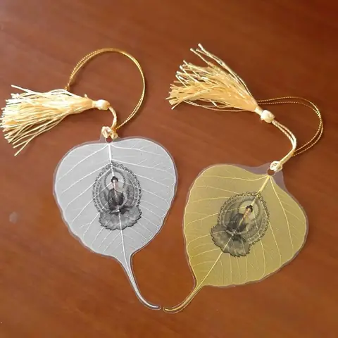 Lá Bồ Đề In Hình Phật