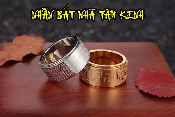 Nhẫn Bát Nhã Tâm Kinh Là Một Loại Trang Sức Phong Thủy Có Nguồn Gốc Từ Thái Lan