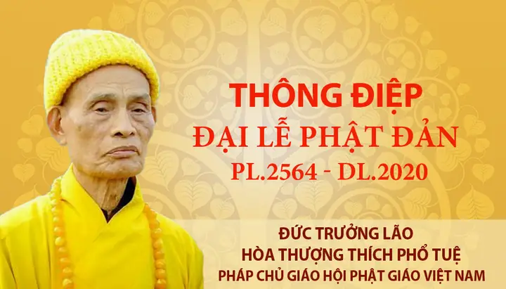 Thông Điệp Đại Lễ Phật Đản Pl.2564 - Dl.2020 Của Đức Pháp Chủ Ghpgvn