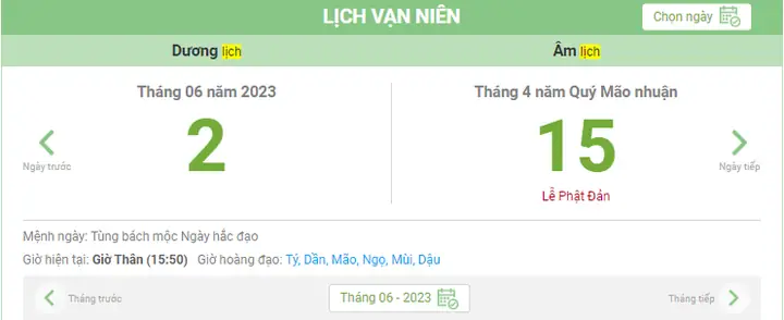 Ngày Lễ Phật Đản 2023