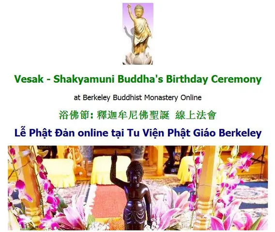 Lễ Tắm Phật Tiếng Anh