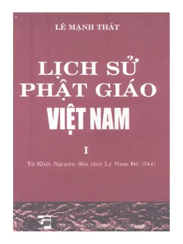Lịch Sử Phật Giáo Việt Nam - Lê Mạnh Thát | Pdf