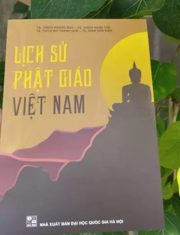 Bìa Sách "lịch Sử Phật Giáo Việt Nam".