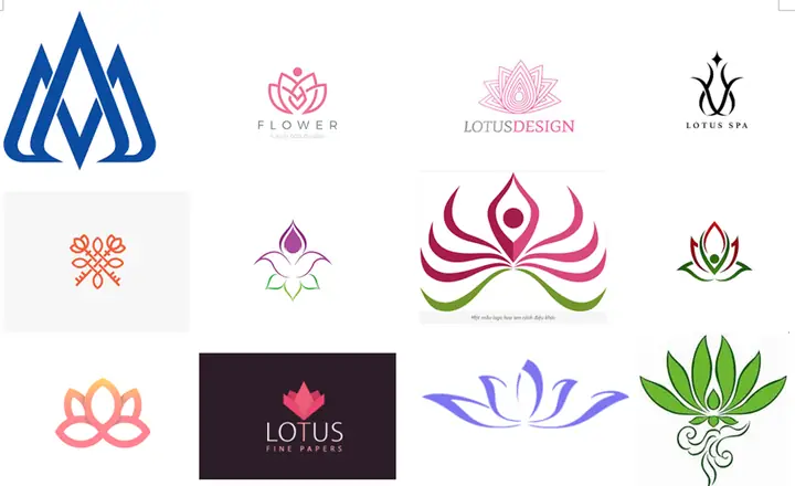 Logo Hoa Sen - Lập Phương