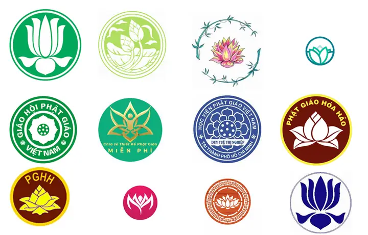 Logo Hoa Sen - Hình Tròn