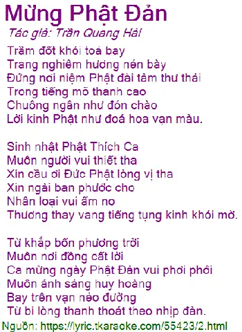 Lời Bài Hát Mừng Ngày Phật Đản: Tổng Hợp Những Ca Khúc Hay Và Ý Nghĩa Nhất