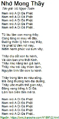 Lời Bài Hát Nam Mô A Di Đà Phật: Ý Nghĩa, Nguồn Gốc Và Cách Tụng Niệm