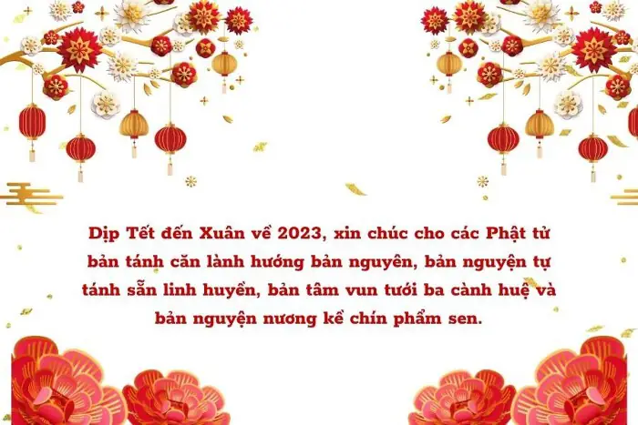 10 Lời Chúc Tết 2023 Cho Tăng Ni Phật Tử