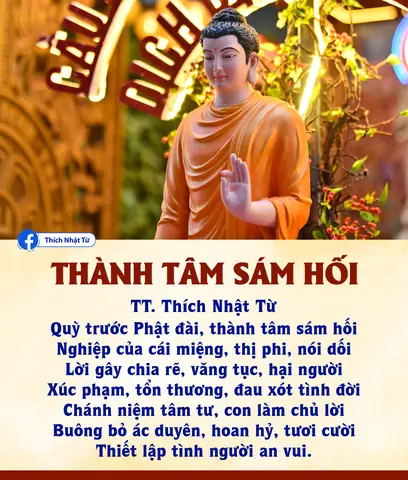 Lời Sám Hối Trong Kinh Phật