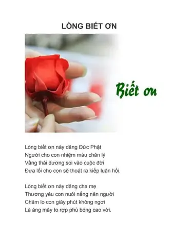 Lòng Biết Ơn Này Dâng Đức Phật: Ý Nghĩa Và Giá Trị Trong Đời Sống Tinh Thần