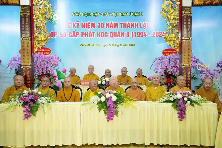 Kỷ Niệm 30 Năm Lớp Sơ Cấp Phật Học Quận 3 - Hành Trình Ba Thập Kỷ Truyền Đăng Tục Diệm