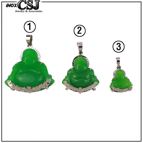 Mặt Dây Chuyền Ông Phật Di Lặc Cẩm Thạch Bọc Inox Đẹp Giá Rẻnhất Hcm Bán Tại Csj – Công Sang Shop