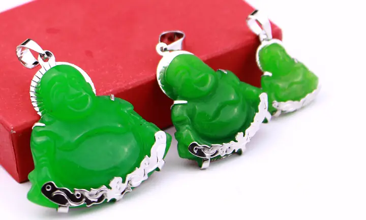 Mặt Dây Chuyền Ông Phật Di Lặc Cẩm Thạch Bọc Inox Đẹp Giá Rẻnhất Hcm Bán Tại Csj – Công Sang Shop