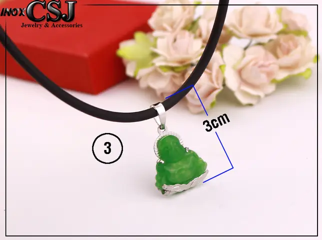 Mặt Dây Chuyền Ông Phật Di Lặc Cẩm Thạch Bọc Inox Đẹp Giá Rẻnhất Hcm Bán Tại Csj – Công Sang Shop