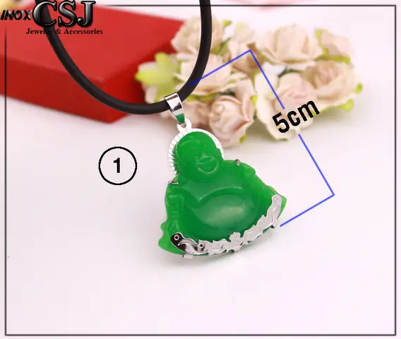 Mặt Dây Chuyền Ông Phật Di Lặc Cẩm Thạch Bọc Inox Đẹp Giá Rẻnhất Hcm Bán Tại Csj – Công Sang Shop