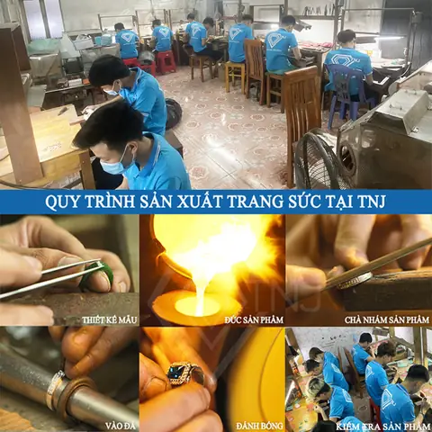 Quy Trình Thiết Kế Và Sản Xuất Dây Chuyền Bạc Nam Tại Trang Sức Tnj