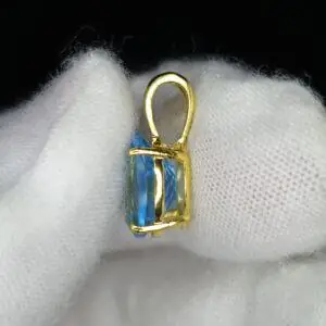 Mặt Dây Chuyền Phật Di Lặc Đá Sapphire