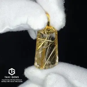 Mặt Dây Chuyền Phật Di Lặc Đá Sapphire