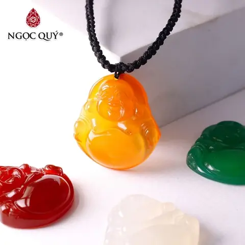 Mặt Dây Chuyền Phật Di Lặc Đá Mã Não Trang Sức Đá Phong Thủy ...