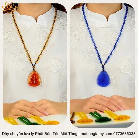 Dây Chuyền Lưu Ly Phật Bổn Tôn Mật Tông: Dược Sư, Liên Hoa Sinh ...