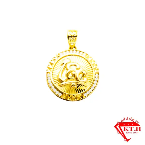 Mặt Dây Chuyền Vàng Chữ Lộc Mloc