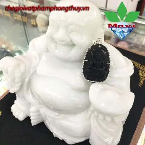 Ý Nghĩa Mpbm Văn Thù Bồ Tát Obsidian Đen Bọc Bạc