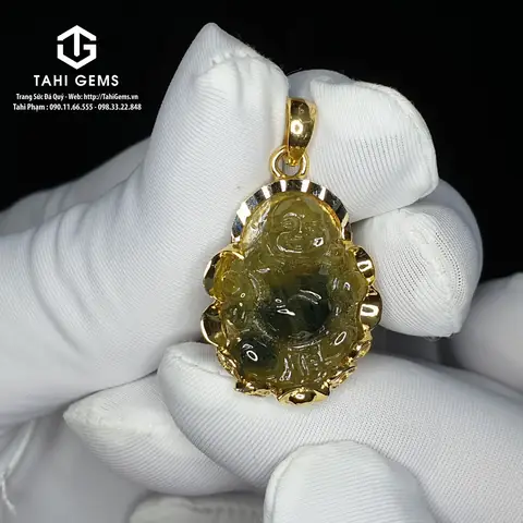 Ý Nghĩa Của Mặt Dây Chuyền Phật Di Lặc Bọc Vàng Trong Phong Thủy