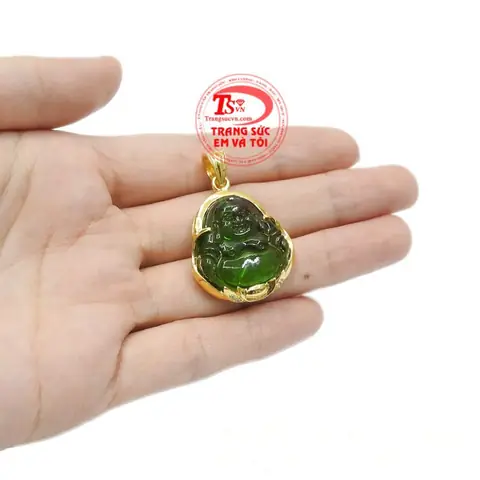 Mặt Phật Di Lặc Bọc Vàng Tây