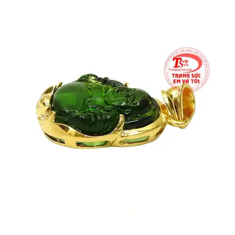 Mặt Phật Di Lặc Bọc Vàng Tây