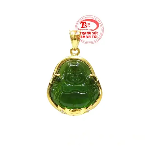 Mặt Phật Di Lặc Bọc Vàng Tây