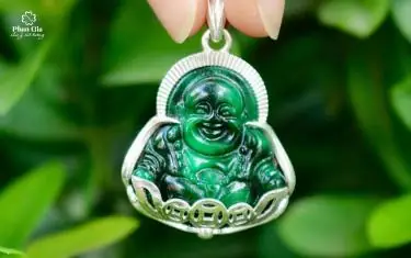 Mặt Phật Di Lặc Ngọc Phỉ Thuý