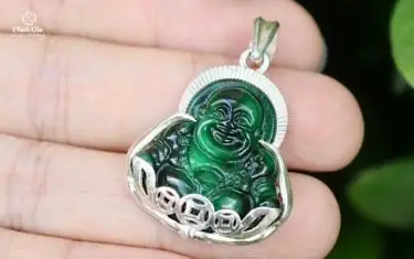 Mặt Phật Di Lặc Ngọc Phỉ Thuý