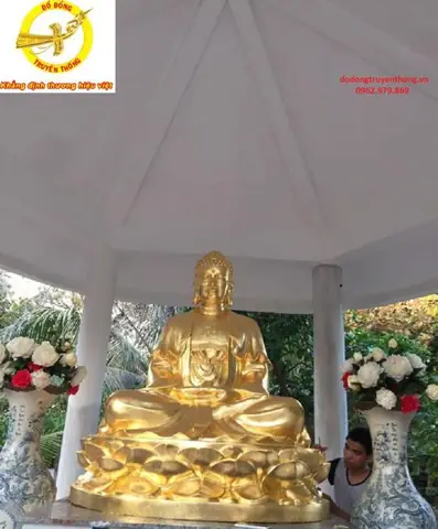 Quy Trình Thếp Vàng Tượng Phật.