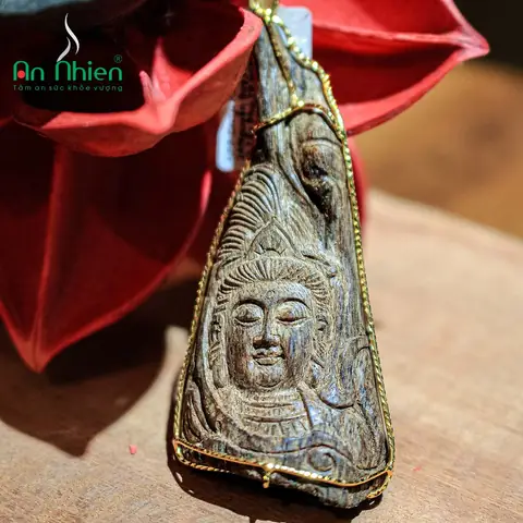 Mặt Dây Chuyền Trầm Hương Dầu Già Phật Quan Âm Mdqa02 ...