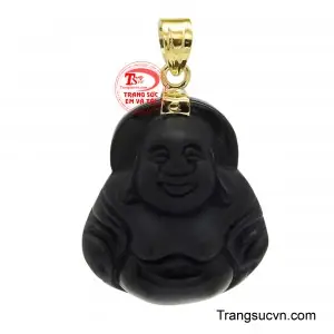 Mặt Phật Di Lặc Gắn Móc Vàng