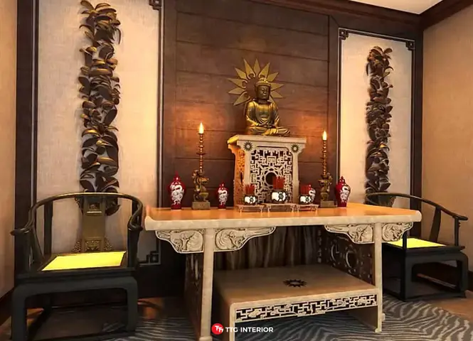 Cách Bày Trí Bàn Thờ Phật Chung Với Gia Tiên Chuẩn Phong Thủy