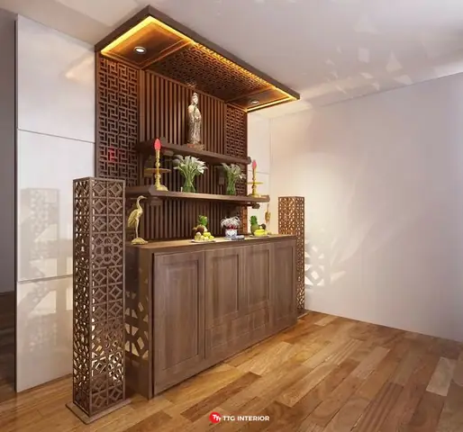 Các Mẫu Bàn Thờ Phật Chung Với Gia Tiên Đẹp Nhất